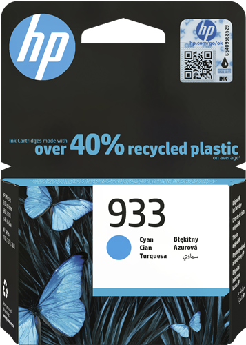 HP 933 tyrkysová Inkoustovou kazetu