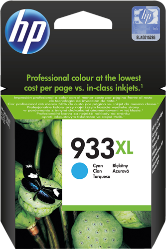 HP 933 XL Cyan Cartucho de tinta