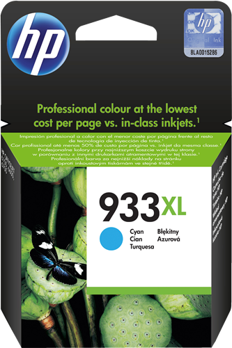 HP 933 XL cyan ink cartridge