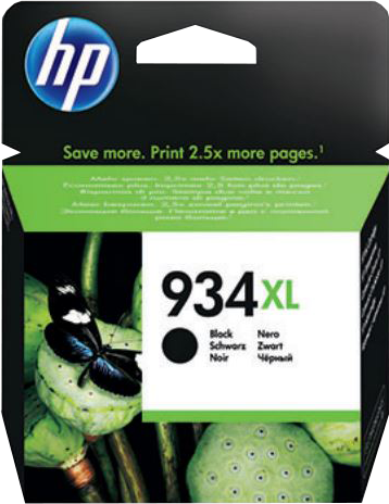 Cartouche HP 934XL haute capacité noire pour imprimante jet d'encre