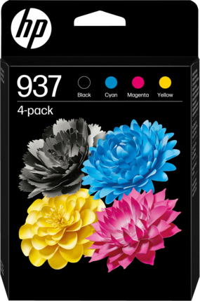HP 937 Pack Preto / Cyan / Magenta / Amarelo