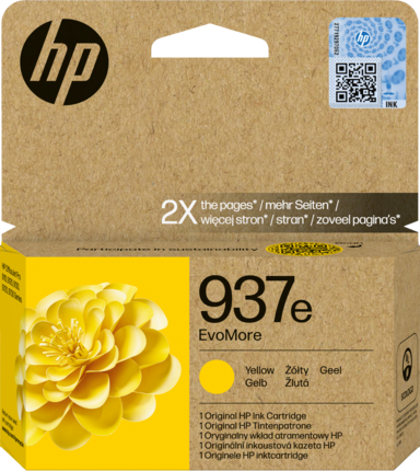 HP 937e yellow ink cartridge