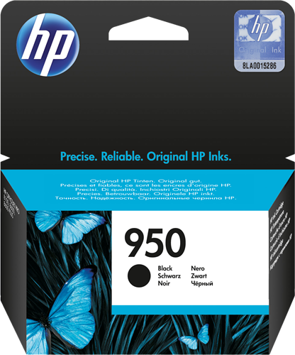 HP 950 Černá Inkoustovou kazetu