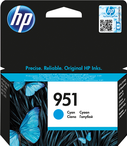 HP 951 tyrkysová Inkoustovou kazetu