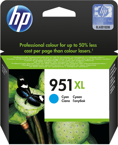 HP 951 XL tyrkysová Inkoustovou kazetu