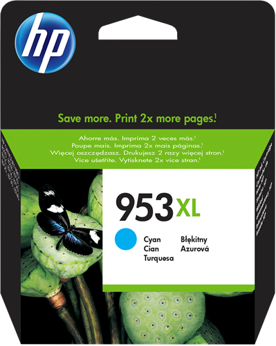HP 953 XL Cyan Cartucho de tinta