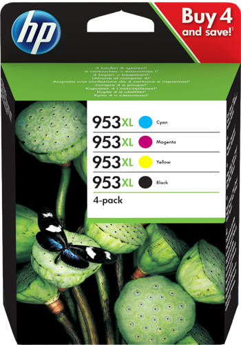 HP 953 XL Pack Preto / Cyan / Magenta / Amarelo