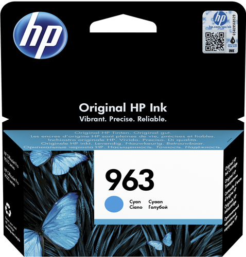 HP 963 Cyan Cartucho de tinta
