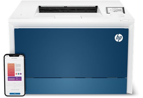 HP Color LaserJet Pro 4202dn Imprimante laser Bleu / Blanc