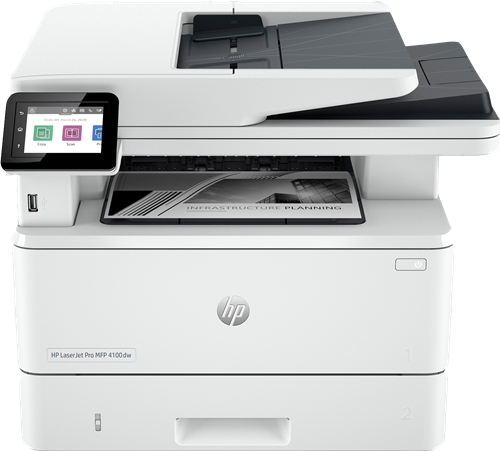HP LaserJet Pro MFP 4102dw Impressora multifuncional Branco