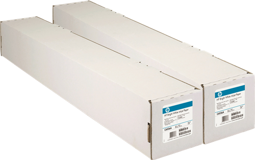 HP Papier jet d'encre blanc brillant 914 mm x 45,7 m Blanc