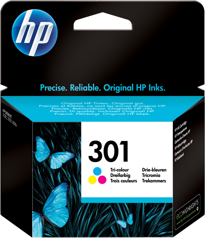 HP 301 mehrere Farben Tintenpatrone