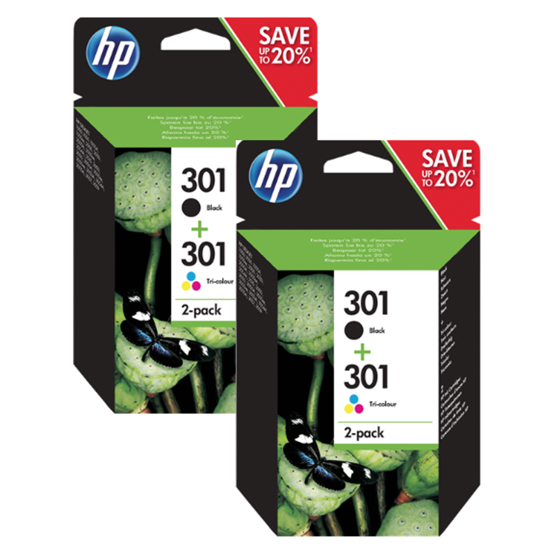 HP 301 Promo-Pack Multipack nero / differenti colori