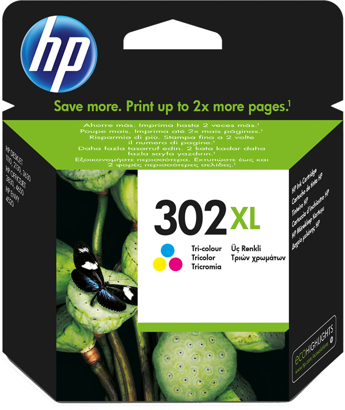 HP 302 XL mehrere Farben Tintenpatrone