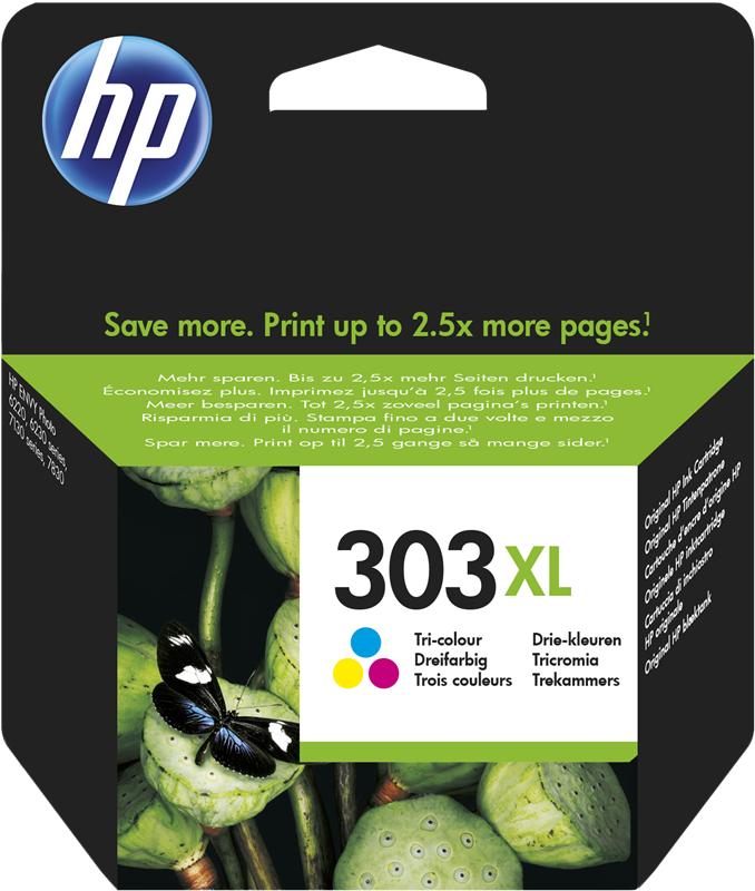 HP 303 XL mehrere Farben Tintenpatrone