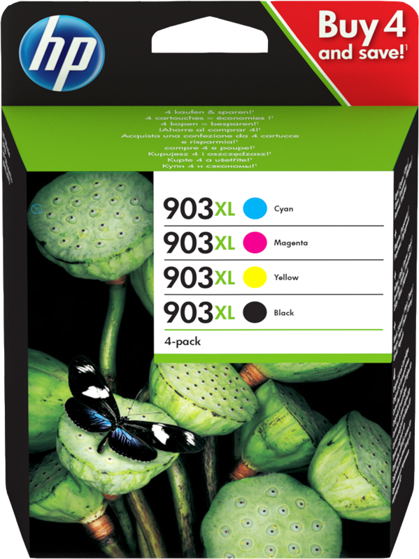 Pack de 4 Cartouches Compatibles HP 903XL