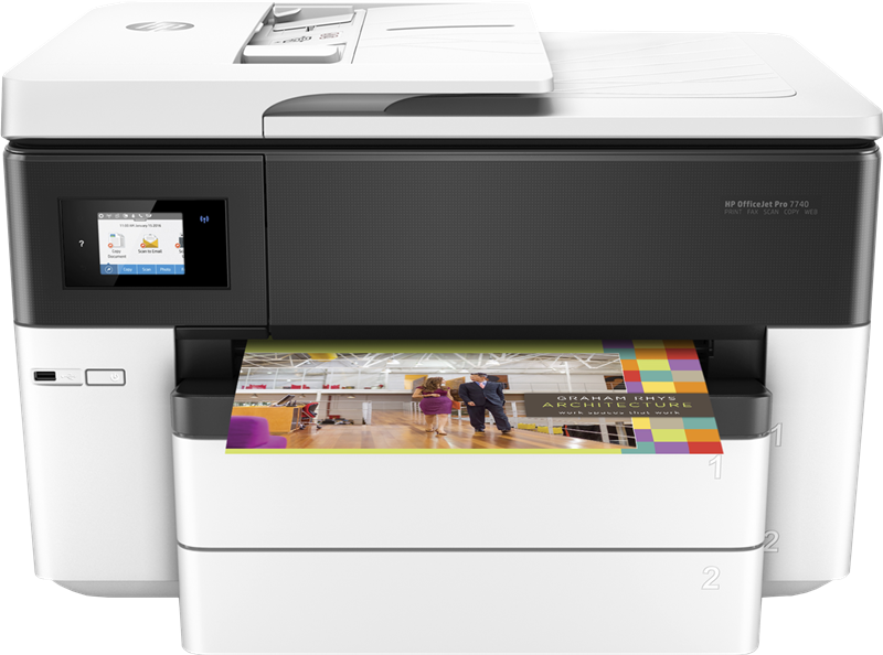 HP Officejet Pro 7740 All-in-One Drucker 