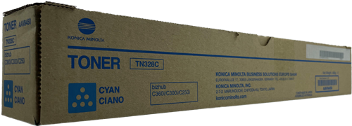 Konica Minolta TN328C Cyan Tóner