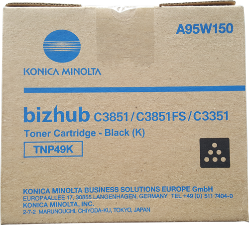 Konica Minolta TNP49K Preto Tóner
