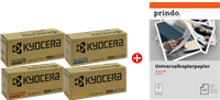 Kyocera TK-5270 MCVP 01 Preto / Cyan / Magenta / Amarelo Value Pack
