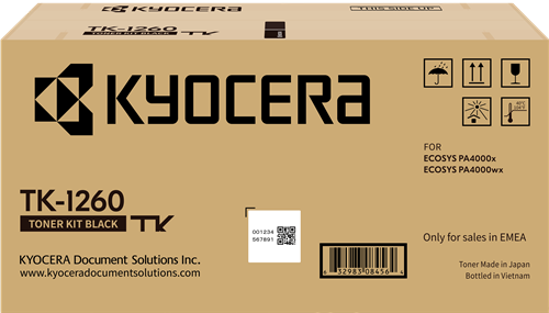 Kyocera TK-1260 Preto Tóner