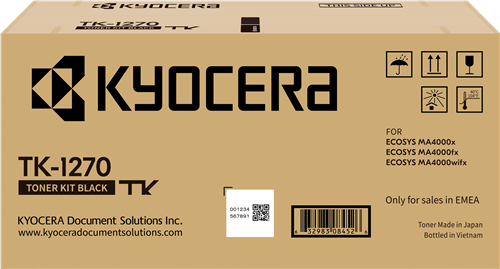 Kyocera TK-1270 Preto Tóner
