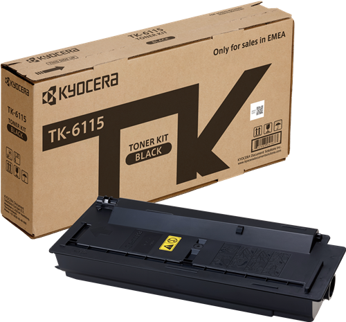 Kyocera TK-6115 Preto Tóner