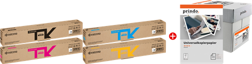 Kyocera TK-8115 MCVP 01 Černá / tyrkysová / purpurová / žlutý / Bílý 