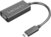 Lenovo Adaptateur USB-C/VGA Noir(e)
