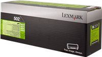 Lexmark 502 zwart toner