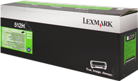 Lexmark 512H black toner