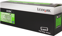 Lexmark 512H Preto Tóner