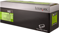 Lexmark 522 black toner