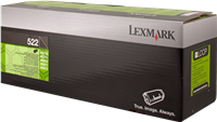 Lexmark 522 Preto Tóner