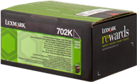 Lexmark 702K Preto Tóner