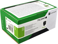 Lexmark 71C20K0 Noir(e) Toner