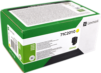 Lexmark 71C20Y0 żółty toner