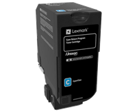 Lexmark 74C20C0 Cyan Tóner