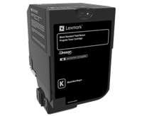 Lexmark 74C2SK0 Preto Tóner