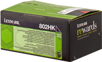 Lexmark 802HK Preto Tóner