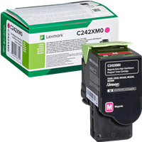 Lexmark C242XM0 purpurová 