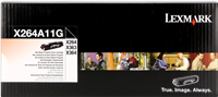Lexmark X264A11G Preto Tóner