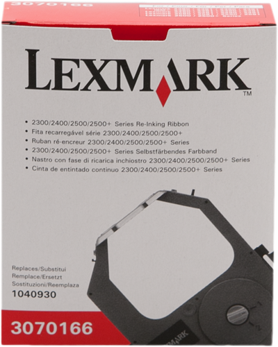 Lexmark 3070166 negro Cinta nylon
