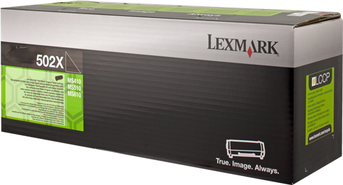 Lexmark 502X Preto Tóner