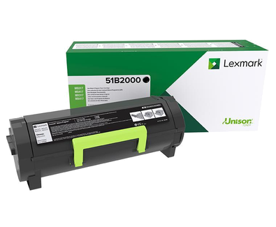 Lexmark 51B2000 Preto Tóner