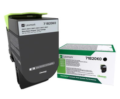 Lexmark 71B20K0 Preto Tóner