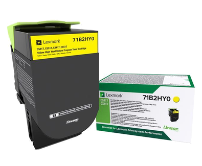 Lexmark 71B2HY0 Amarelo Tóner