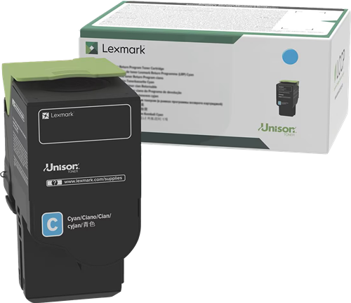 Lexmark 78C2XC0 Cyan Tóner