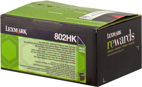 Lexmark 802HK Preto Tóner