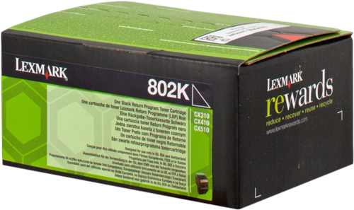 Lexmark 802K Noir(e) Toner